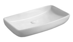 Раковина Azario 70.5 см накладная, без перелива, белый, AZ-4959A