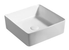 Раковина Azario 39 см накладная, без перелива, белый, AZ41120