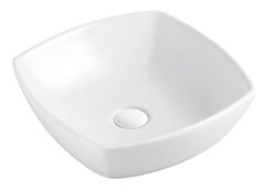 Раковина Azario 43 см накладная, без перелива, белый, AZ-2076