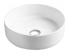 Раковина Azario 35.5 см накладная, без перелива, белый глянцевый, AZ-3134