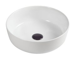 Раковина Azario 38.5 см накладная, без перелива, белый, XML40032B20