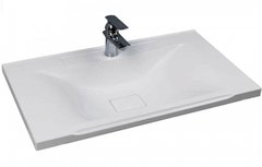 Раковина Акватон Премьер М 800 1A70493KPR010 (49-R.01.01), квадратный слив, 80 х 45 см