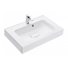 Раковина Aquaton Ричмонд 1A70593KRD010, 80 см, искусственный камень, крыло слева/справа, белая