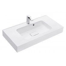 Раковина Aquaton Ричмонд 1A70603KRD010, 100 см, искусственный камень, крыло слева/справа, белая