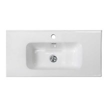 Раковина керамическая BelBagno BB800/390ETL, 81.5 x 39.8 x 16.7 см, белый