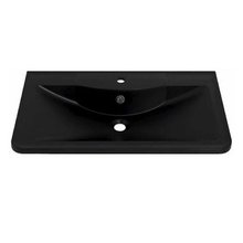 Раковина из искусственного камня BelBagno Aurora BB1000/450-LV-ART-AST-NERO, 100 x 45 х 15 см, черный матовый