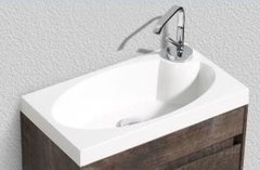 Раковина BelBagno, 46 см, искусственный мрамор, BB-460-PM-LVB