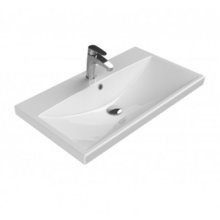 Раковина BelBagno 80 см, керамика, белая, BB-0322-80-LVB