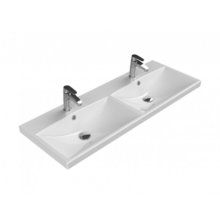 Раковина BelBagno 120 см, керамика, белая, BB-0325-120-2-LVB