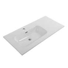 Раковина BelBagno BB1000ETL-L/BB1000ETL-R, 100 см, керамика, левая/правая, цвет белый