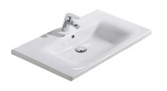 Раковина BelBagno Soft 13080-KL, 80 см, керамика, белый
