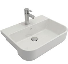 Раковина Bocchi Milano 1303-001-0126, 56 см, фарфор, белая