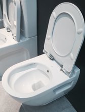 Подвесной безободковый унитаз Bien Harmony HRKA052N2VP1W3000,с функцией биде, крышка микролифт, белый