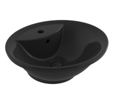 Раковина Bocchi Verona 1046-005-0126, 50 см, фарфор, черная