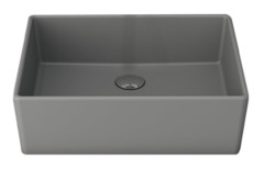 Раковина Bocchi Milano 1215-006-0125, 50 см, фарфор, цвет серый матовый