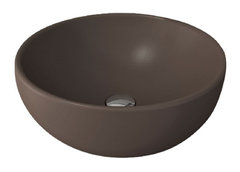 Раковина Bocchi Roma Venezia 1119-025-0125, 45 см, фарфор, цвет кофейный матовая