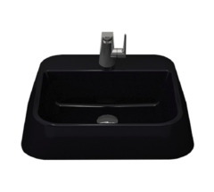 Раковина Bocchi Firenze 1074-005-0126, 50 см, фарфор, черная