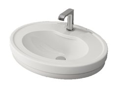 Раковина Bocchi Loreto 1048-001-0126, 60 см, фарфор, белая