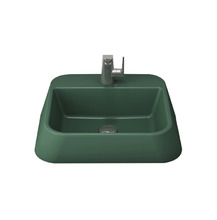 Раковина Bocchi Firenze 1074-027-0126, 50 см, фарфор, цвет матовый зеленый
