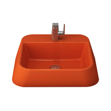 Раковина Bocchi Firenze 1074-012-0126, 50 см, фарфор, оранжевая
