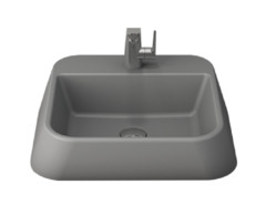 Раковина Bocchi Firenze 1074-006-0126, 50 см, фарфор, серая