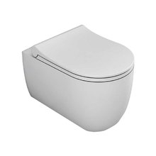 Подвесной безободковый унитаз Bien Vokha MDKA052N1VP1W5000, с функцией биде, крышка микролифт, белый