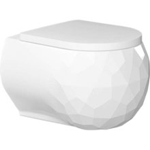 Подвесной безободковый унитаз Bien Pent PNKA052N1VP0W3000, крышка микролифт, белый