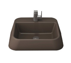 Раковина Bocchi Firenze 1074-025-0126, 50 см, фарфор, кофейная