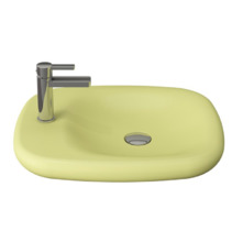 Раковина Bocchi Fenice 1164-026-0126, 54 см, фарфор, желтая