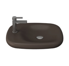 Раковина Bocchi Fenice 1164-025-0126, 54 см, фарфор, кофейная