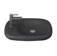 Раковина Bocchi Fenice 1164-020-0126, 54 см, фарфор, антрацит