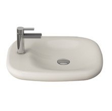 Раковина Bocchi Fenice 1164-014-0126, 54 см, фарфор, кремовая