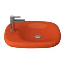 Раковина Bocchi Fenice 1164-012-0126, 54 см, фарфор, оранжевая