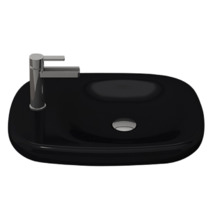 Раковина Bocchi Fenice 1164-005-0126, 54 см, фарфор, черная