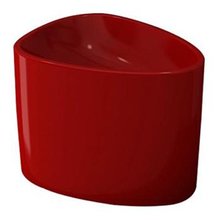 Раковина Bocchi Etna моноблок 1162-019-0125, 58 см, фарфор, красная