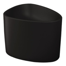 Раковина Bocchi Etna моноблок 1162-004-0125, 58 см, фарфор, черная матовая