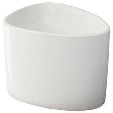 Раковина Bocchi Etna моноблок 1162-002-0125, 58 см, фарфор, белая матовая