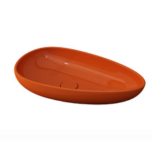 Раковина Bocchi Etna 1114-012-0125, 58 см, фарфор, цвет оранжевый