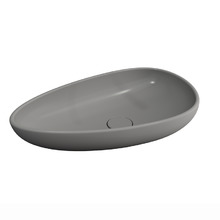 Раковина Bocchi Etna 1114-006-0125, 58 см, фарфор, серая матовая