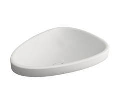 Раковина Bocchi Etna 1112-002-0125, 58 см, фарфор, белая матовая