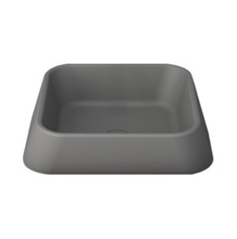 Раковина Bocchi Elba 1005-006-0125, 51 см, фарфор, серая матовая