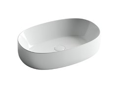 Раковина Ceramicanova Element CN5023 54 x 35 x 14.5 см, накладная, овальная, без перелива
