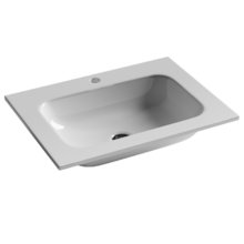 Раковина Ceramicanova Element CN7011 встраиваемая, 61 х 45.7 см, белый