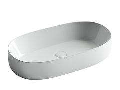 Раковина Ceramicanova Element CN5022 67.5 x 35 x 14 см, накладная, овальная, без перелива