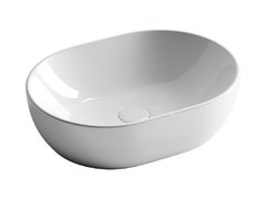 Раковина Ceramicanova Element CN6019 48 x 35 x 14 см, накладная, овальная, без перелива
