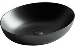 Раковина Ceramicanova Element CN6017MB 52 x 39.5 x 13 см, накладная, чёрный матовый