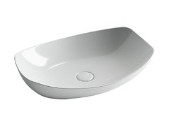 Раковина Ceramicanova Element CN5016 56 x 40 x 15.5 см, накладная, овальная, без перелива