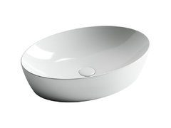 Раковина Ceramicanova Element CN5018 61 x 41 x 15 см, накладная, овальная, без перелива