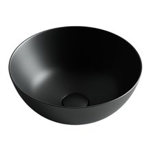Раковина Ceramicanova CN6004 35.8 x 35.8 x 15.5 см, накладная, без перелива, черная матовая