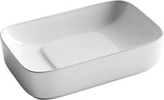 Раковина Ceramicanova Element CN5021 60 x 37.5 x 14.5 см, с керамической накладкой на слив, без перелива